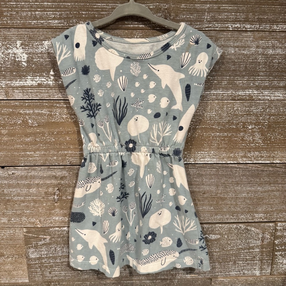 Winter Water Factory Blue Sea Life Dress (2T)